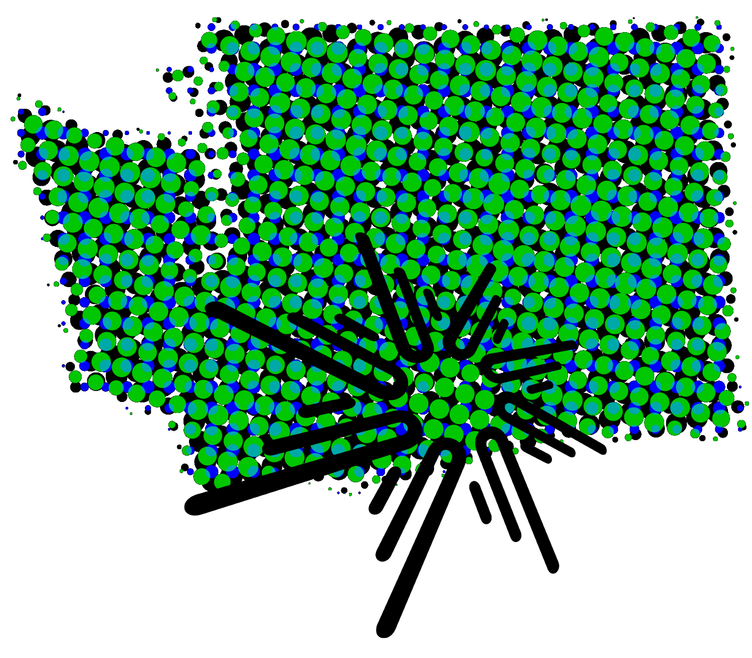 Washington State Map, Sunnyside is here